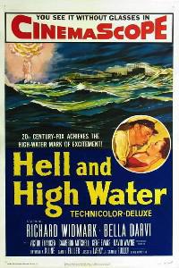 Cartaz para Hell and High Water (1954).