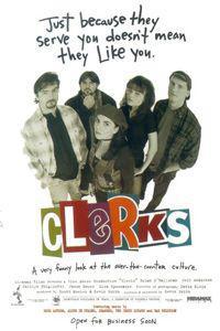 Plakát k filmu Clerks. (1994).