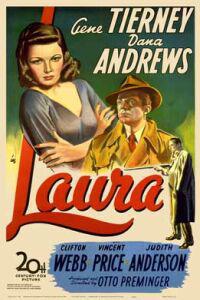 Poster for Laura (1944).