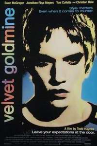 Plakát k filmu Velvet Goldmine (1998).