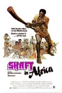 Plakát k filmu Shaft in Africa (1973).
