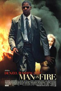 Plakát k filmu Man on Fire (2004).