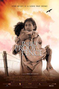 Plakát k filmu Rabbit-Proof Fence (2002).