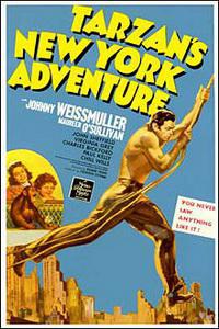 Обложка за Tarzan's New York Adventure (1942).