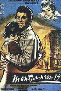 Plakát k filmu Les amants de Montparnasse (Montparnasse 19) (1958).