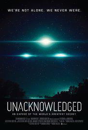 Poster for Unacknowledged (2017).