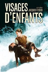 Poster for Visages d'enfants (1925).