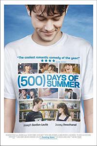 Poster for (500) Days of Summer (2009).