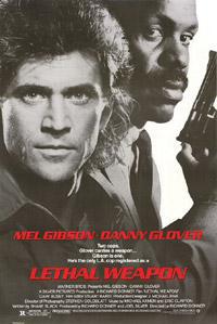 Plakát k filmu Lethal Weapon (1987).
