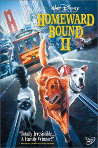 Plakát k filmu Homeward Bound II: Lost in San Francisco (1996).