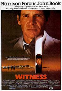 Poster for Witness (1985).