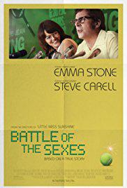 Plakat filma Battle of the Sexes (2017).
