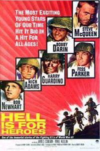 Plakát k filmu Hell Is for Heroes (1962).