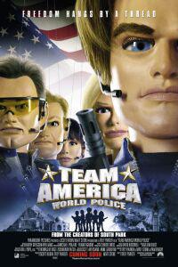 Cartaz para Team America: World Police (2004).