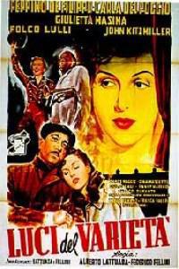 Plakát k filmu Luci del varietà (1950).
