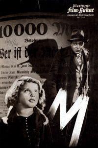 Plakát k filmu M (1931).