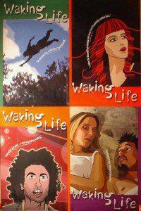 Cartaz para Waking Life (2001).