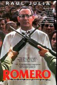 Poster for Romero (1989).