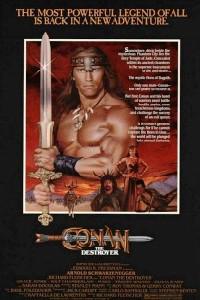 Обложка за Conan the Destroyer (1984).