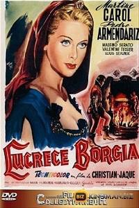 Poster for Lucrèce Borgia (1953).