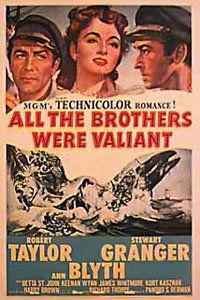 Омот за All the Brothers Were Valiant (1953).