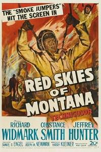 Poster for Red Skies of Montana (1952).