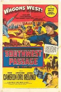 Poster for Southwest Passage (1954).