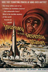 Plakát k filmu Journey to the Seventh Planet (1962).