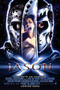 Обложка за Jason X (2001).