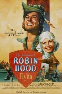 Омот за The Adventures of Robin Hood (1938).