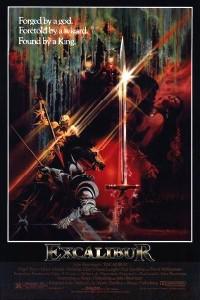 Plakát k filmu Excalibur (1981).