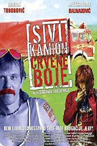 Plakat Sivi kamion crvene boje (2004).