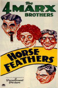 Омот за Horse Feathers (1932).