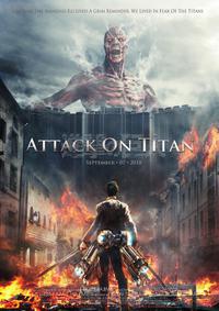 Poster for Shingeki no kyojin: Attack on Titan (2015).