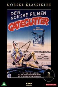 Plakat filma Gategutter (1949).