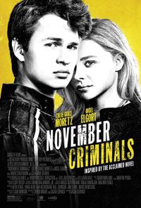 Омот за November Criminals (2017).