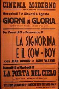 Poster for Giorni di gloria (1945).