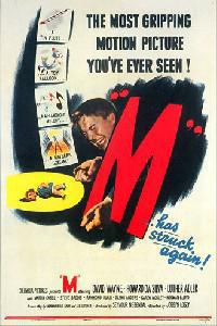 Plakat filma M (1951).