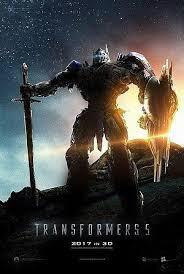Plakat filma Transformers: The Last Knight (2017).