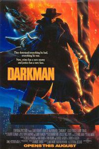 Cartaz para Darkman (1990).