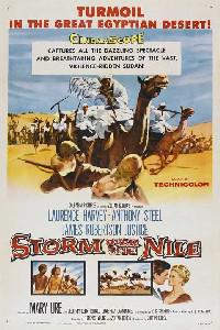 Plakat Storm Over the Nile (1955).