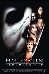 Plakát k filmu Halloween: Resurrection (2002).