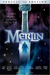 Plakat filma Merlin (1998).