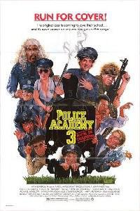 Poster for Police Academy 3: Back in Training (1986).