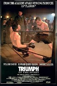 Poster for Triumph of the Spirit (1989).
