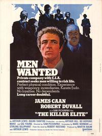 Омот за The Killer Elite (1975).