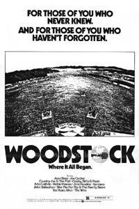 Plakát k filmu Woodstock (1970).