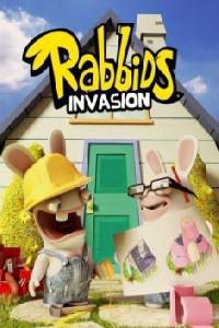 Plakat filma Rabbids Invasion (2013).