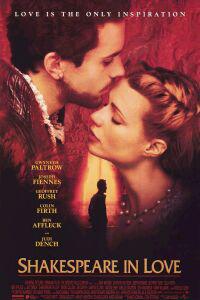 Plakát k filmu Shakespeare in Love (1998).