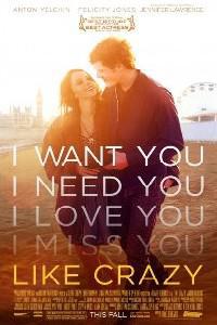 Poster for Like Crazy (2011).